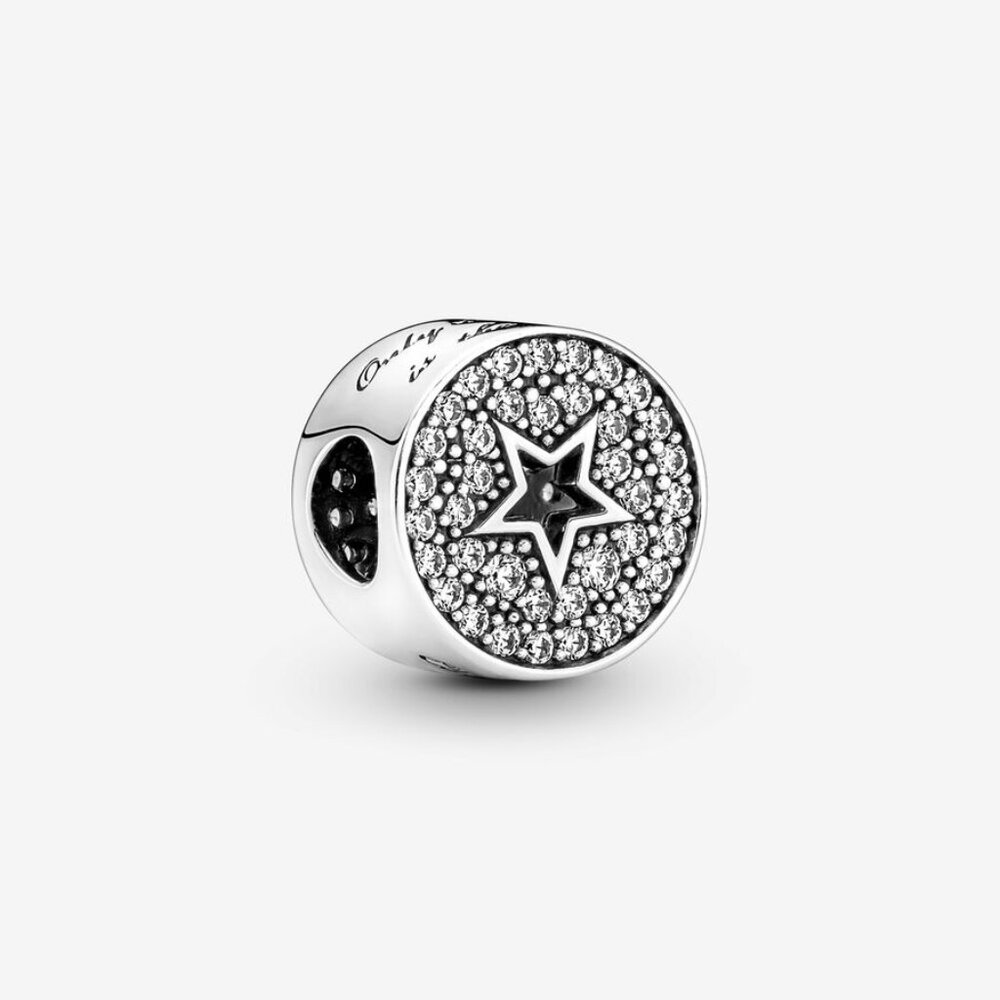 Pavé & Star Congratulations Charm